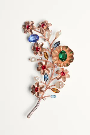 VALENTINO GARAVANI | PAPIER FLORAL BROOCH