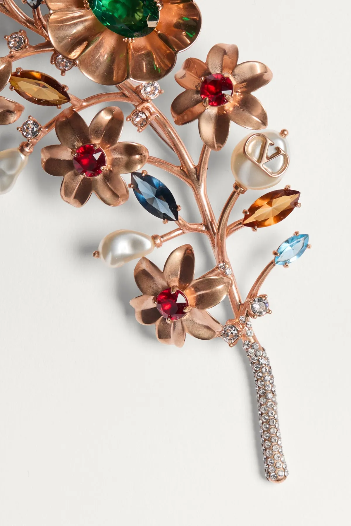 VALENTINO GARAVANI | PAPIER FLORAL BROOCH