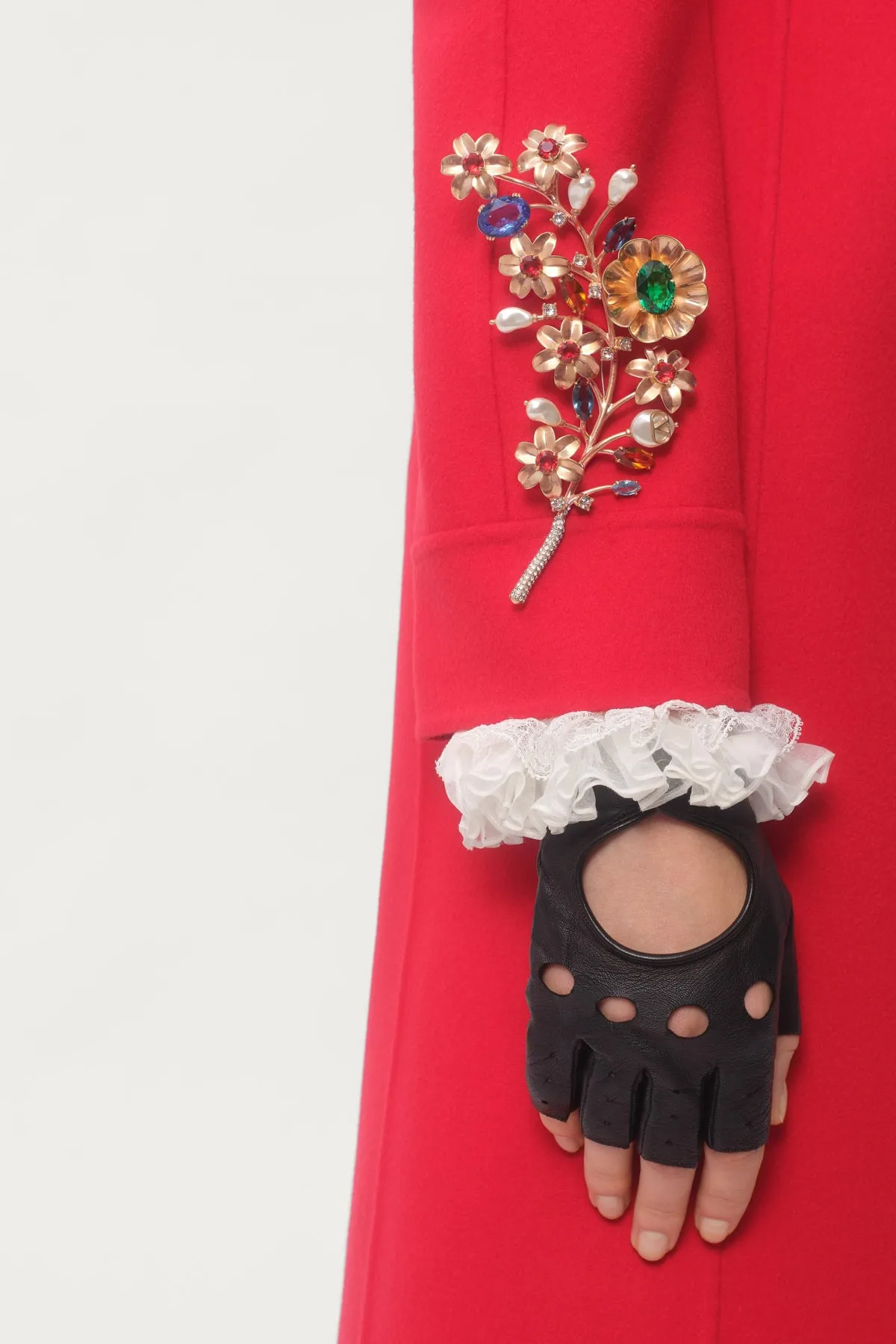 VALENTINO GARAVANI | PAPIER FLORAL BROOCH