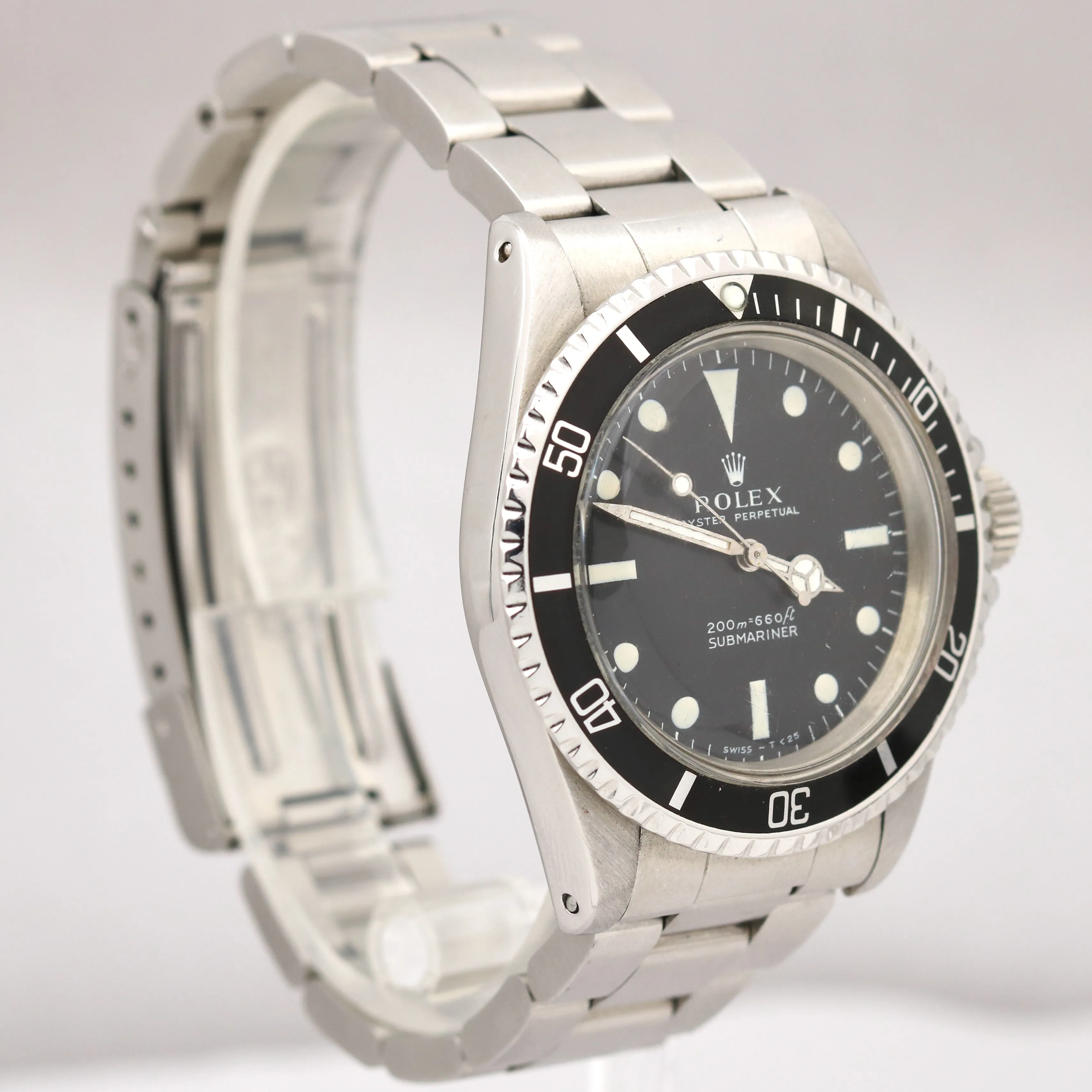 VINTAGE 1968 Rolex Submariner METERS FIRST 1.78xx 40mm Oyster Steel Watch 5513