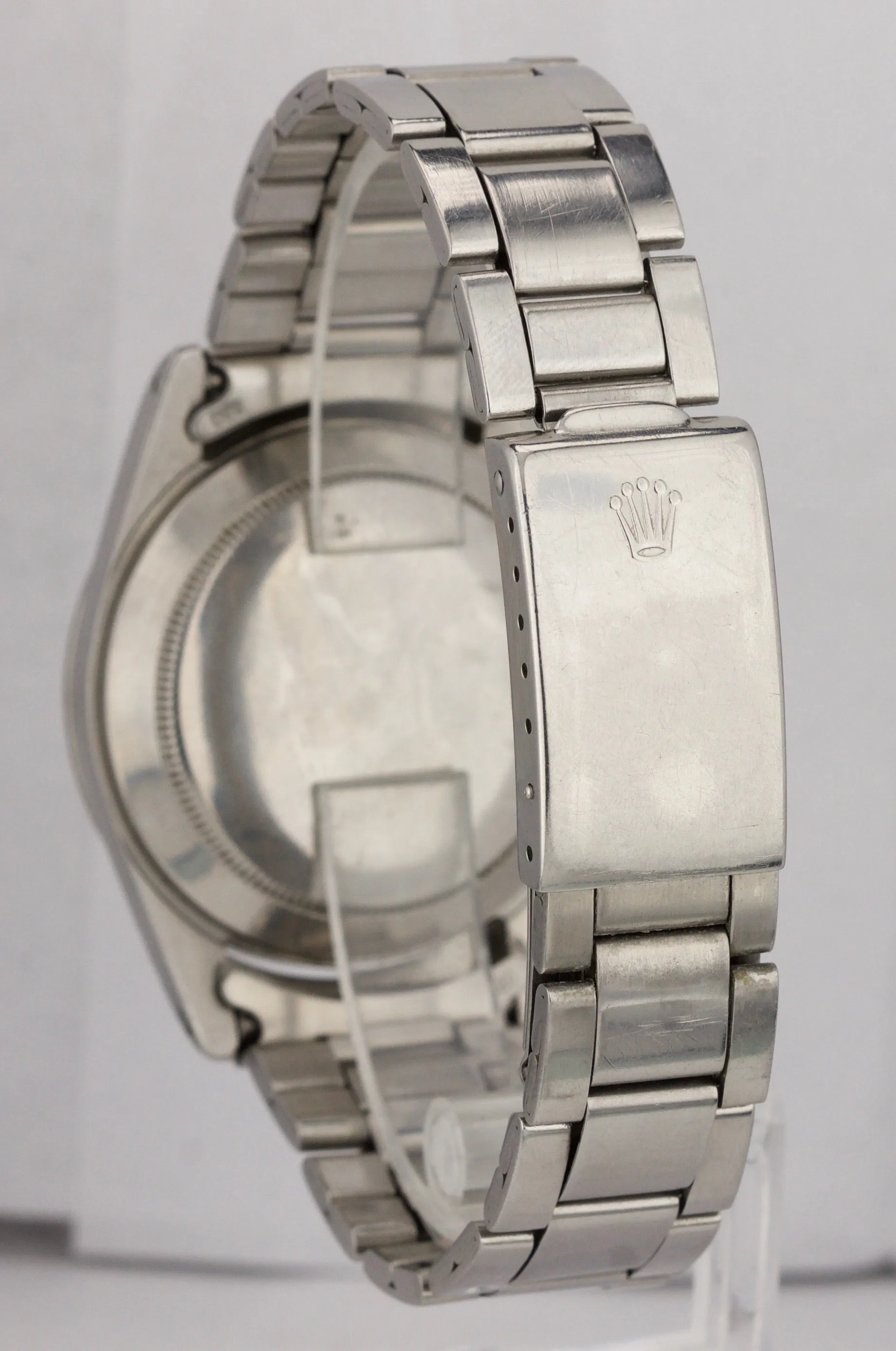Vintage 1970 Rolex Milgauss Silver MK1 Rail Dial ONE OWNER 1019 38mm Steel Watch