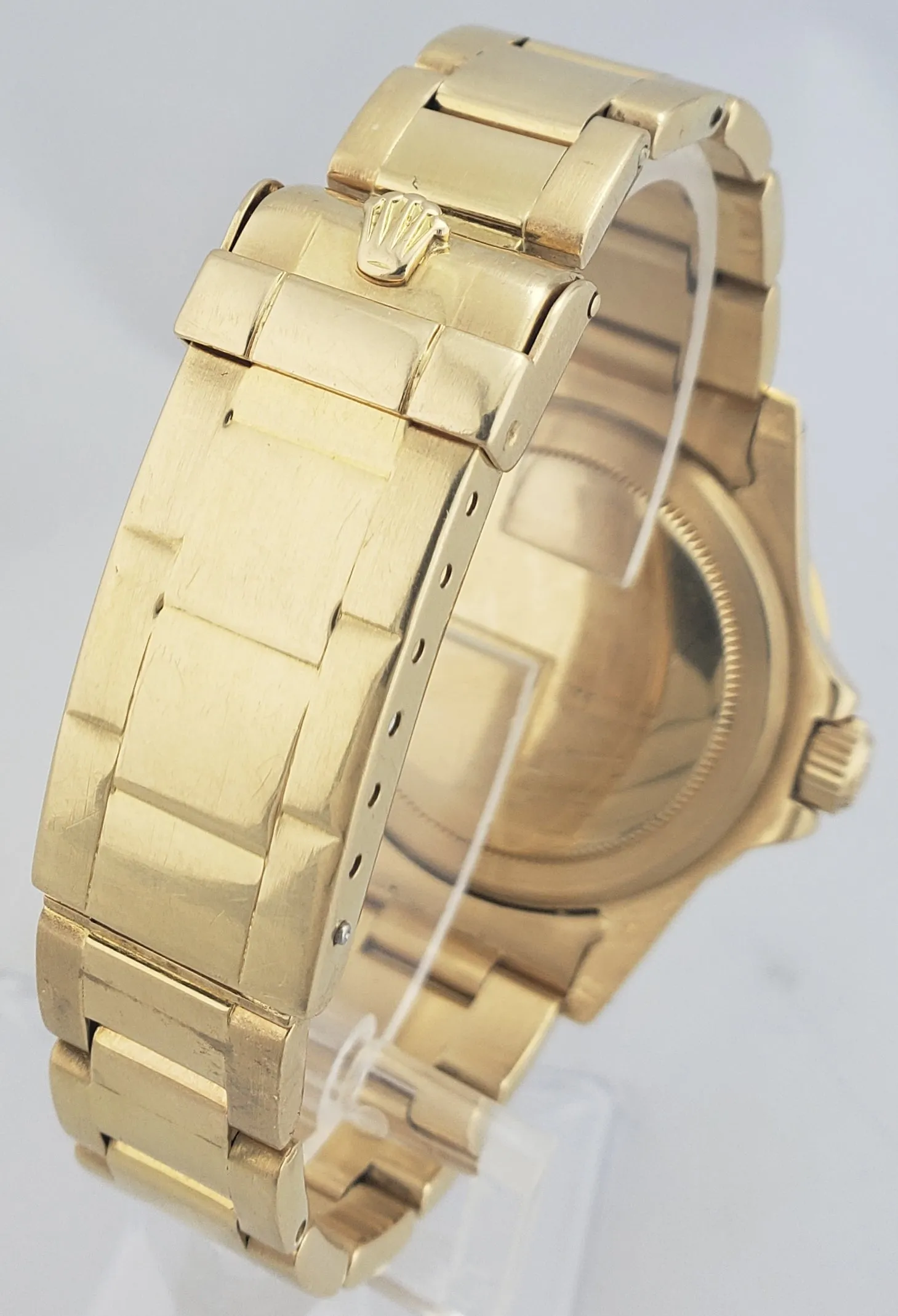 Vintage 1976 Rolex Submariner Date Black Nipple Dial 18K Yellow Gold Watch 1680