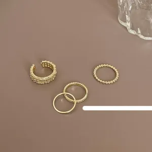 Vintage Metal Ring Set