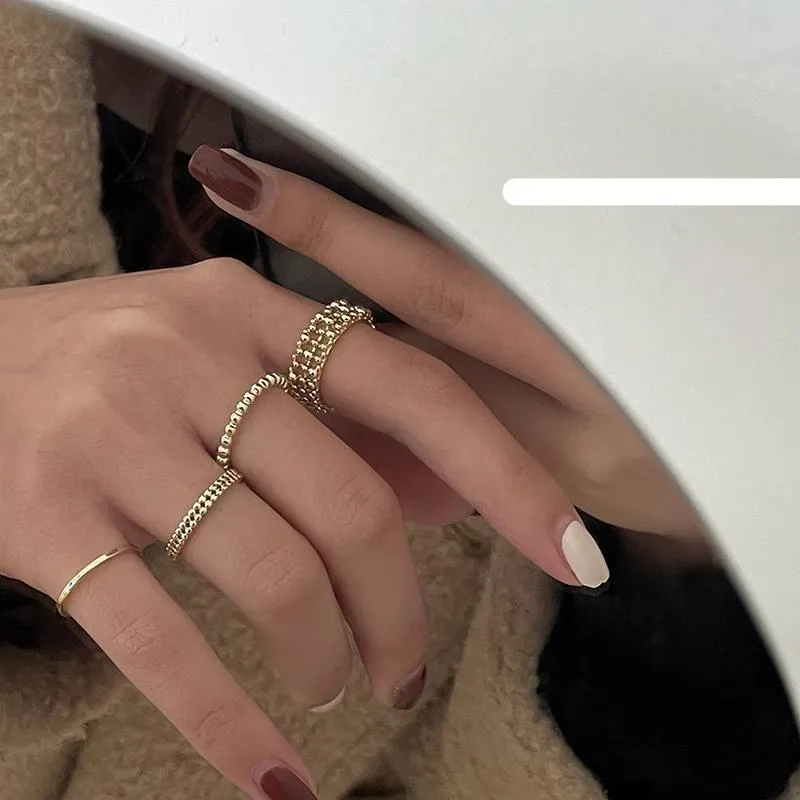 Vintage Metal Ring Set