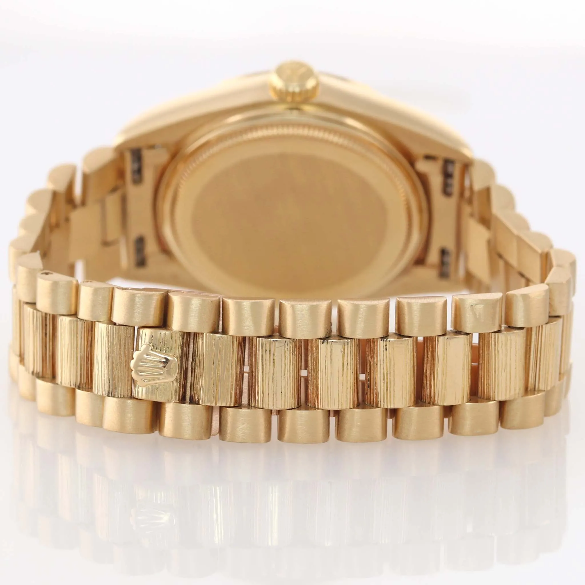 Vintage Rolex Day-Date President 36mm 18078 Bark 18K Yellow Gold Watch 18038