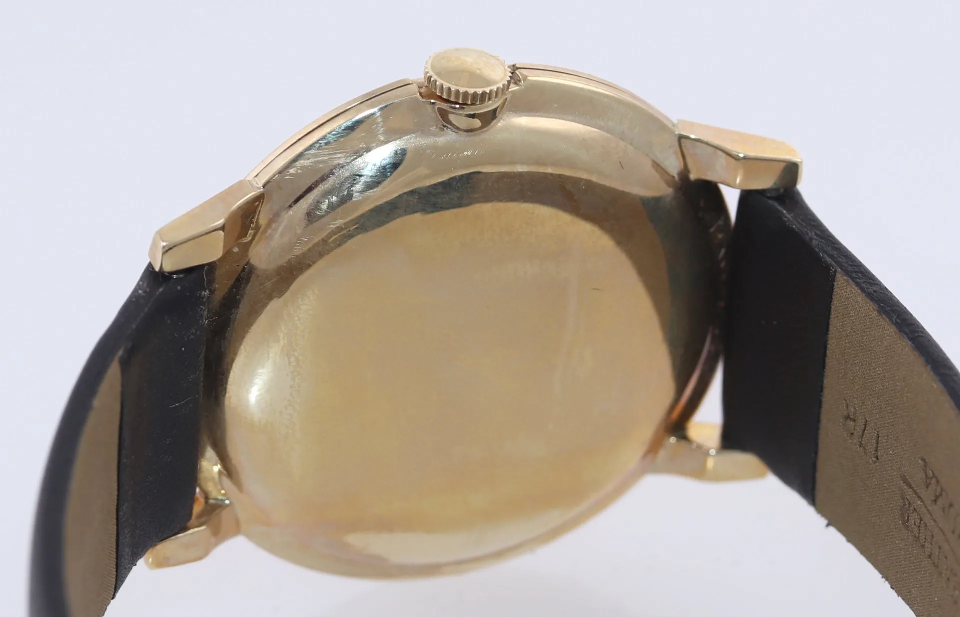 Vintage Rolex Solid 14k Yellow Gold Manual Wind 34mm Watch