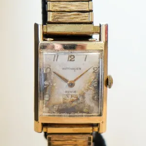 Vintage WITTNAUER Revue Mechanical Watch 17 Jewels Cal. Revue 79 Wristwatch