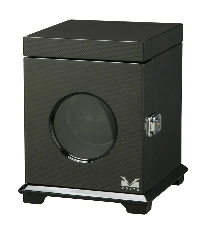 Volta Automatic Single Watch Winder (Carbon Fiber) - Belleview Collection