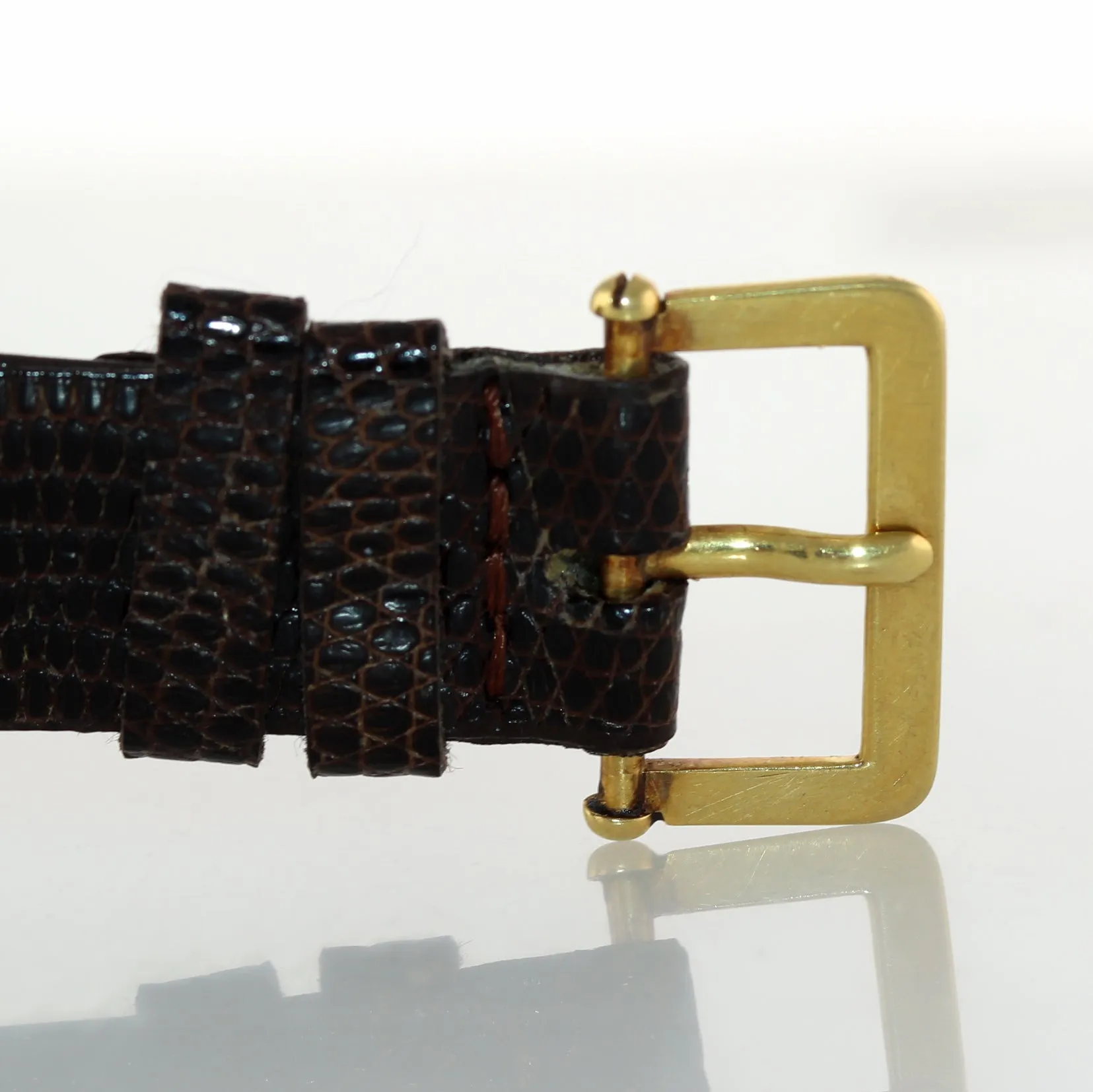 VTG Patek Philippe Dress 18k Yellow Gold 24mm Silver Arabic Manual Wind Watch