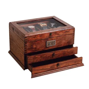 Watch Box with Double Drawer N.8