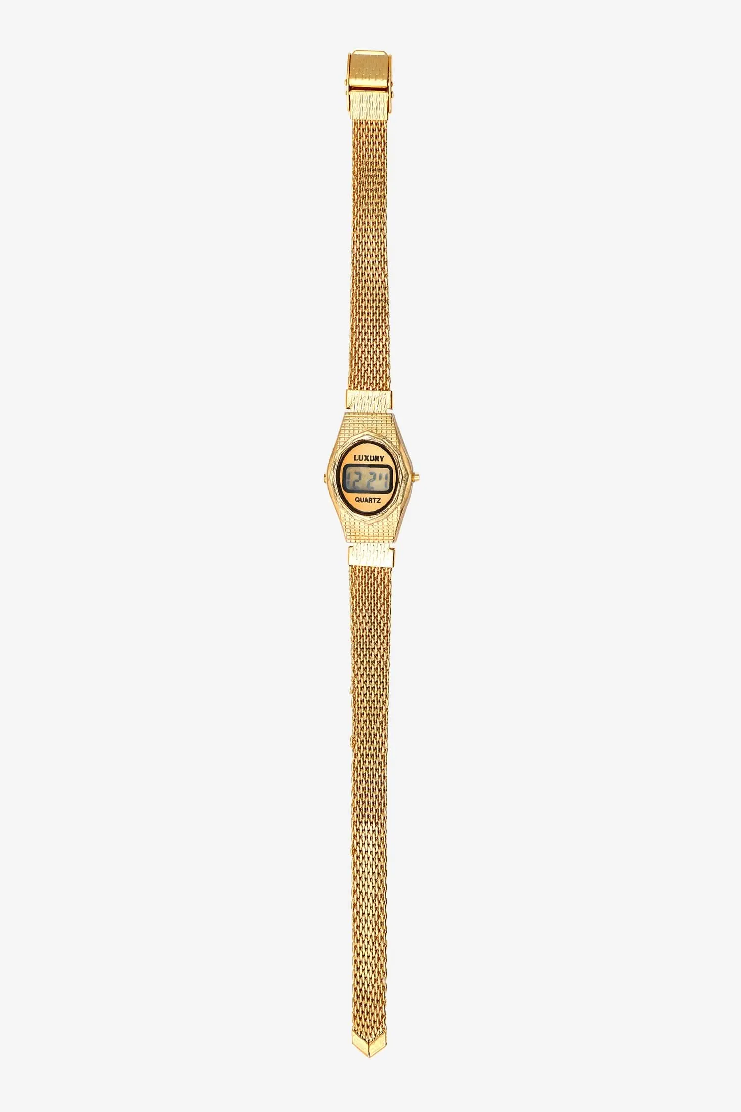 WCHRA56 - Tiny Oval Metal Mesh Luxury Watch