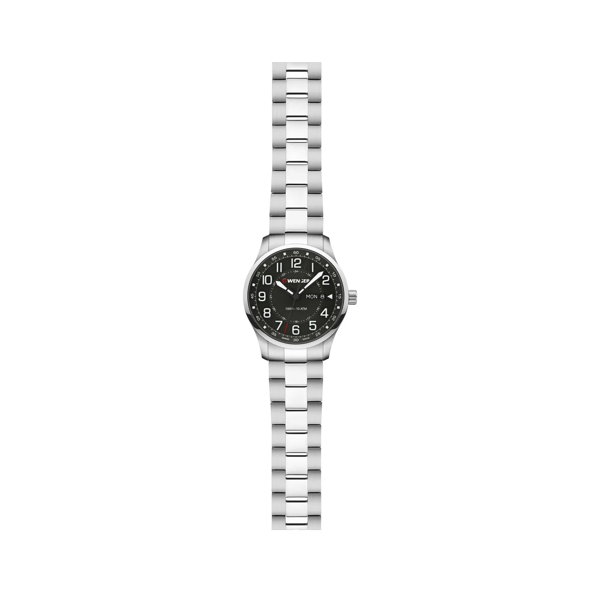Wenger Attitude 42 Black Dial Men's Watch