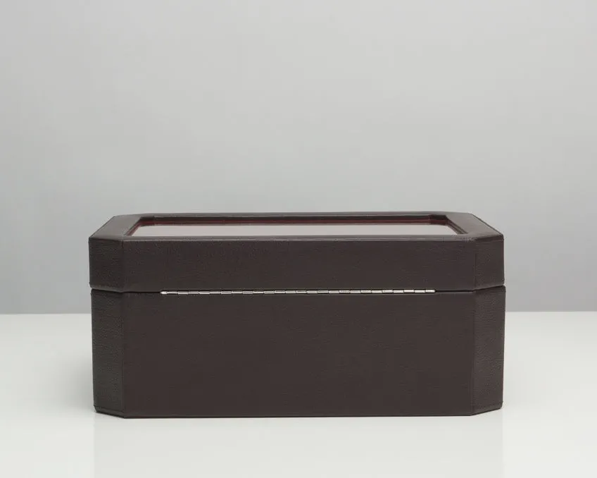 Windsor 10 Piece Watch Box with Drawer (Brown/Orange)