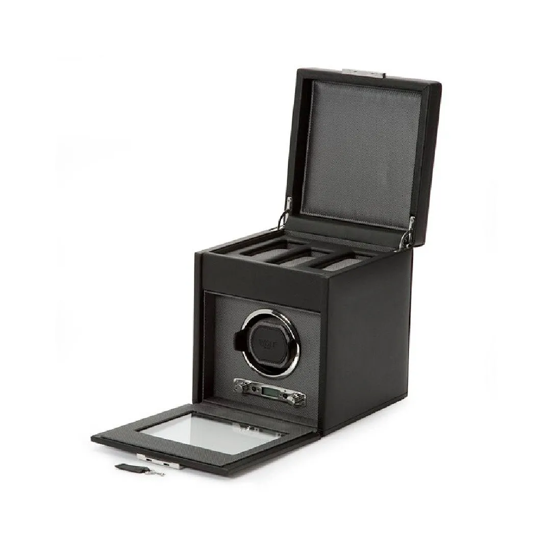 WOLF Viceroy Single Watch Winder with Storage