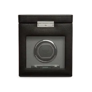 WOLF Viceroy Single Watch Winder with Storage