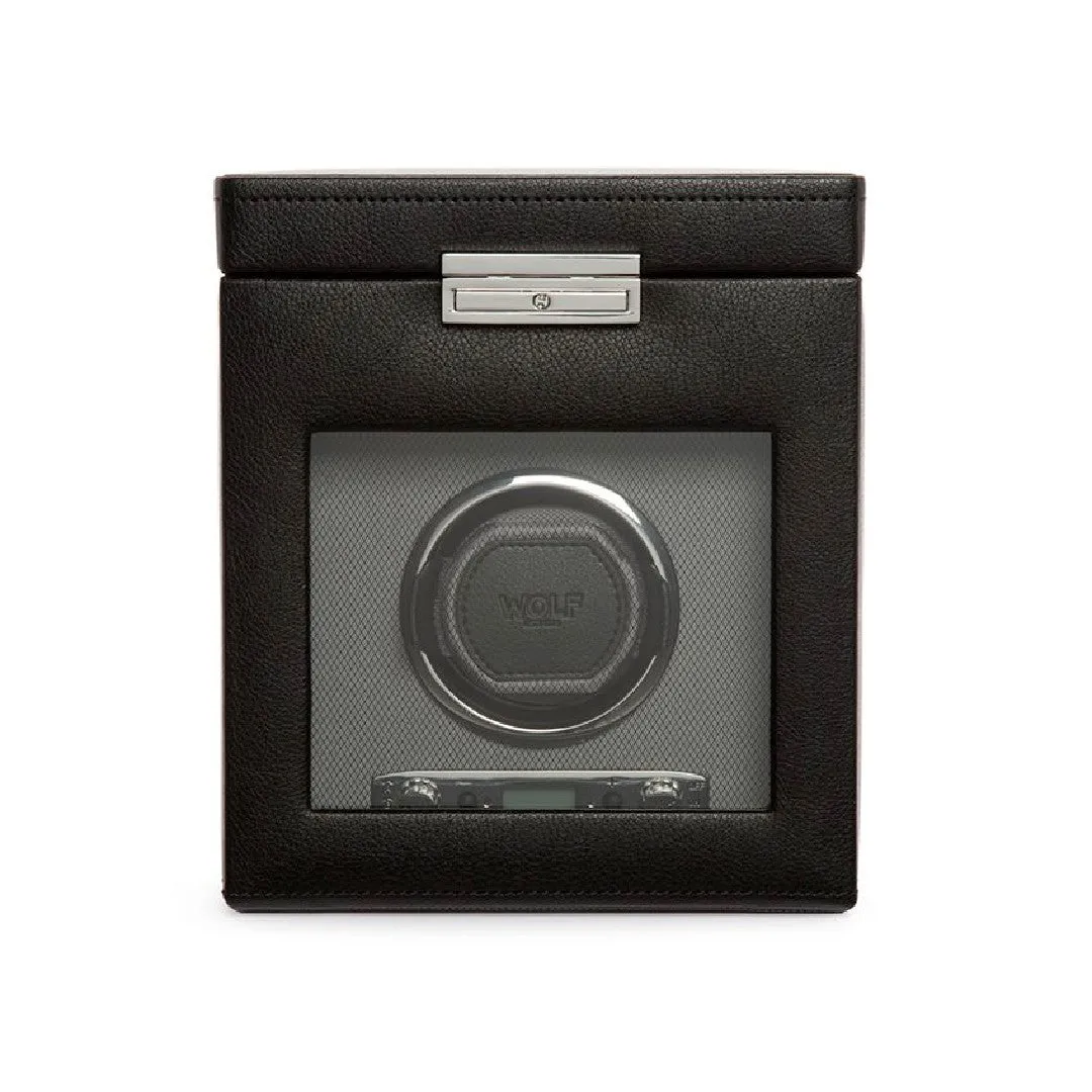 WOLF Viceroy Single Watch Winder with Storage