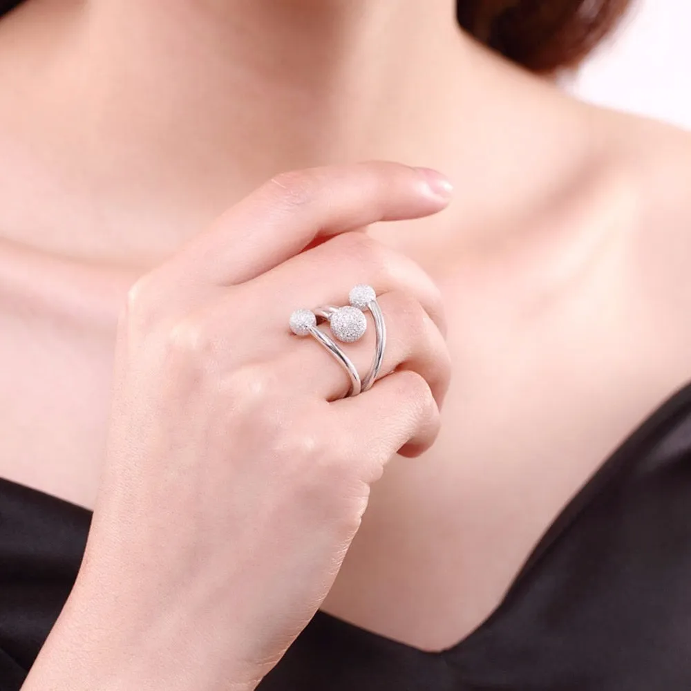 Wrap-Around Orb Ring