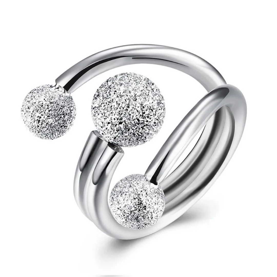 Wrap-Around Orb Ring