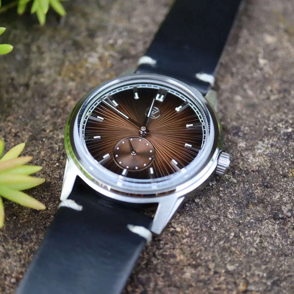 Zelos Nova Espresso&nbsp;Brown - Swiss&nbsp;ETA&nbsp;7001 Top&nbsp;Grade&nbsp;Mvmt LE