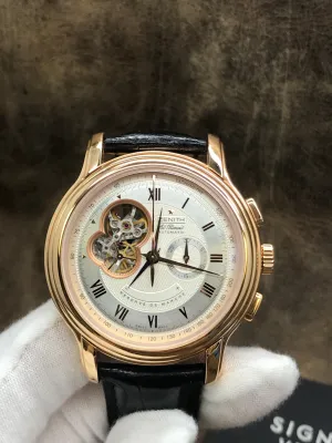 Zenith Chronomaster 18.1260.4021 Silver with Skeletal Display Dial Automatic Men's Watch