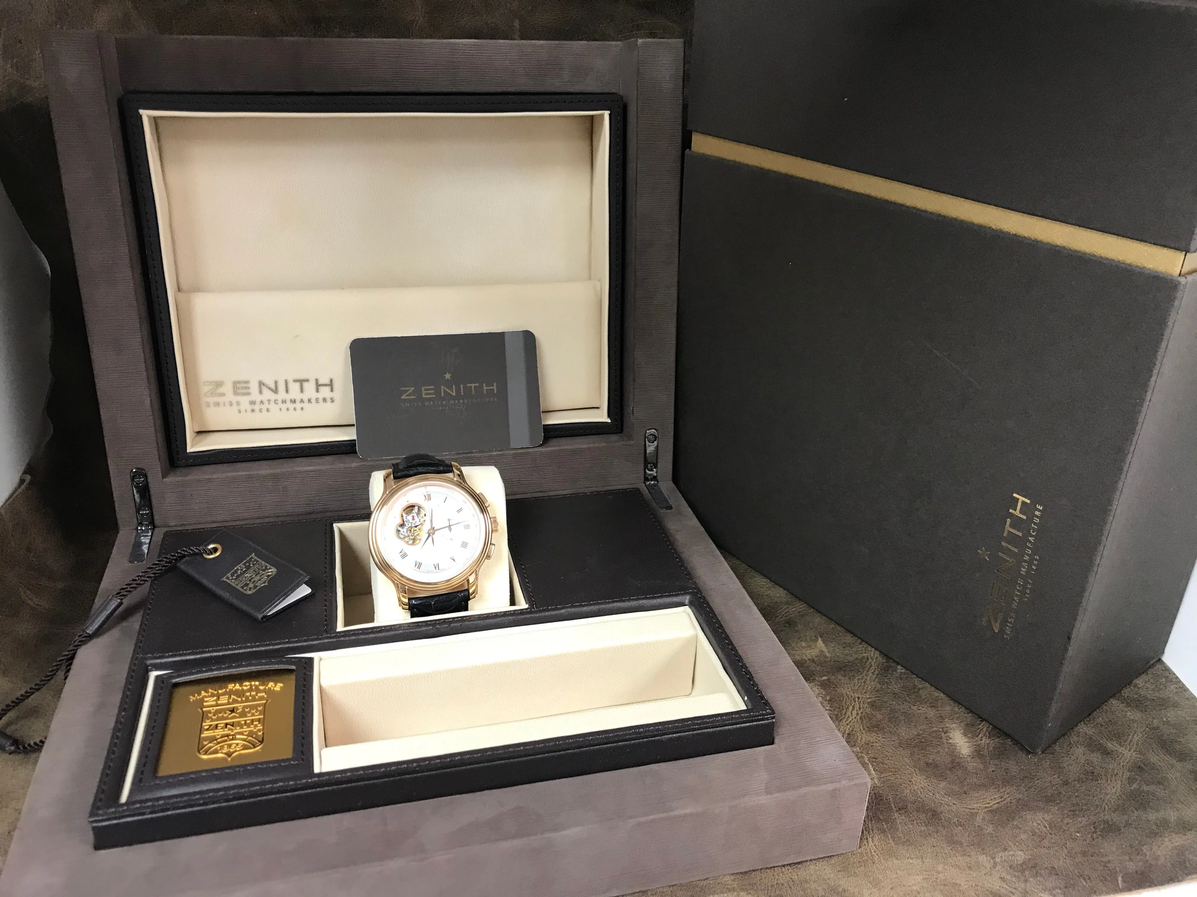 Zenith Chronomaster 18.1260.4021 Silver with Skeletal Display Dial Automatic Men's Watch