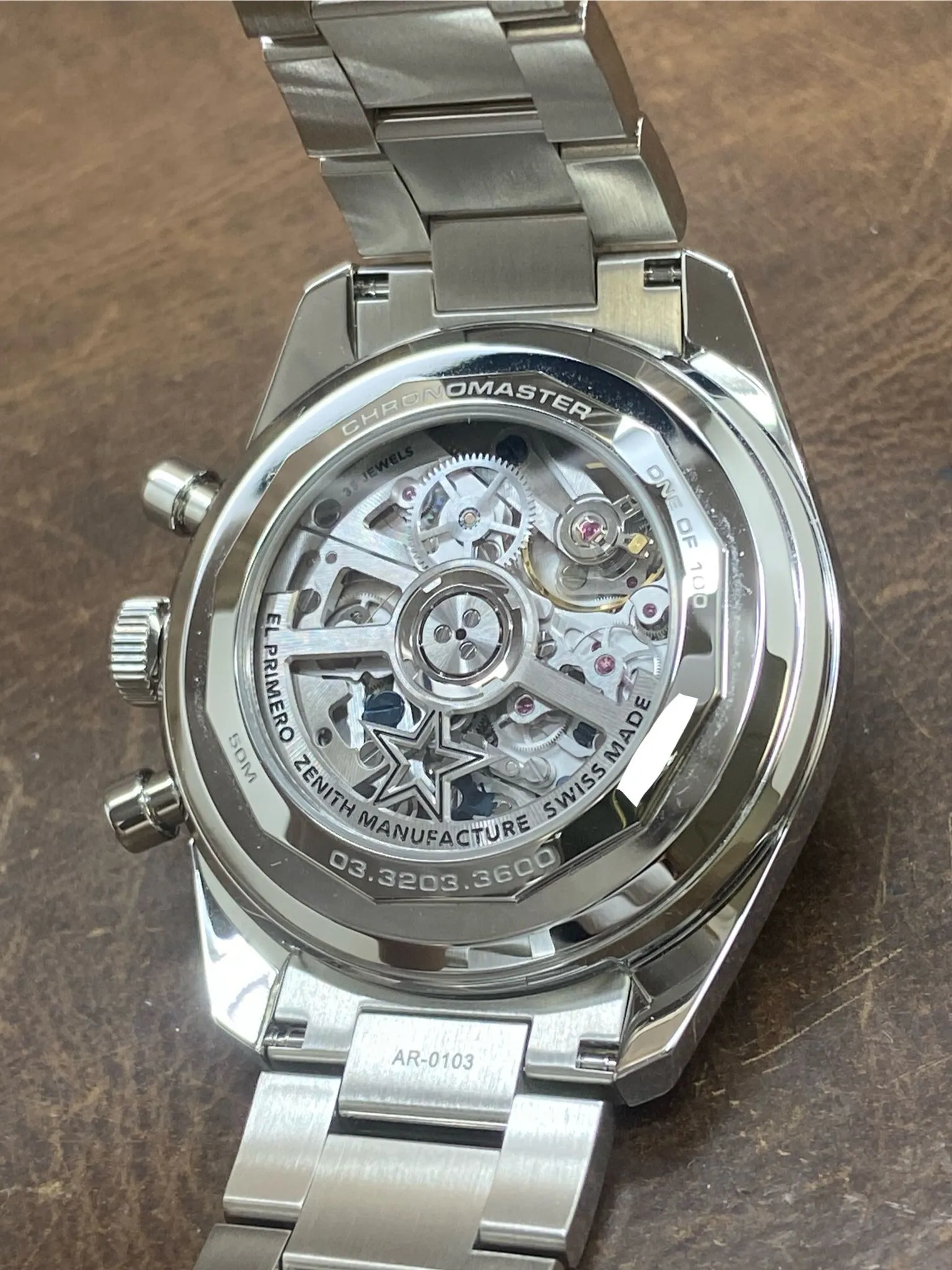 Zenith El Primero Chronomaster L.E 100pcs 03.3203.3600/10.M3200 White Dial Automatic Men's Watch
