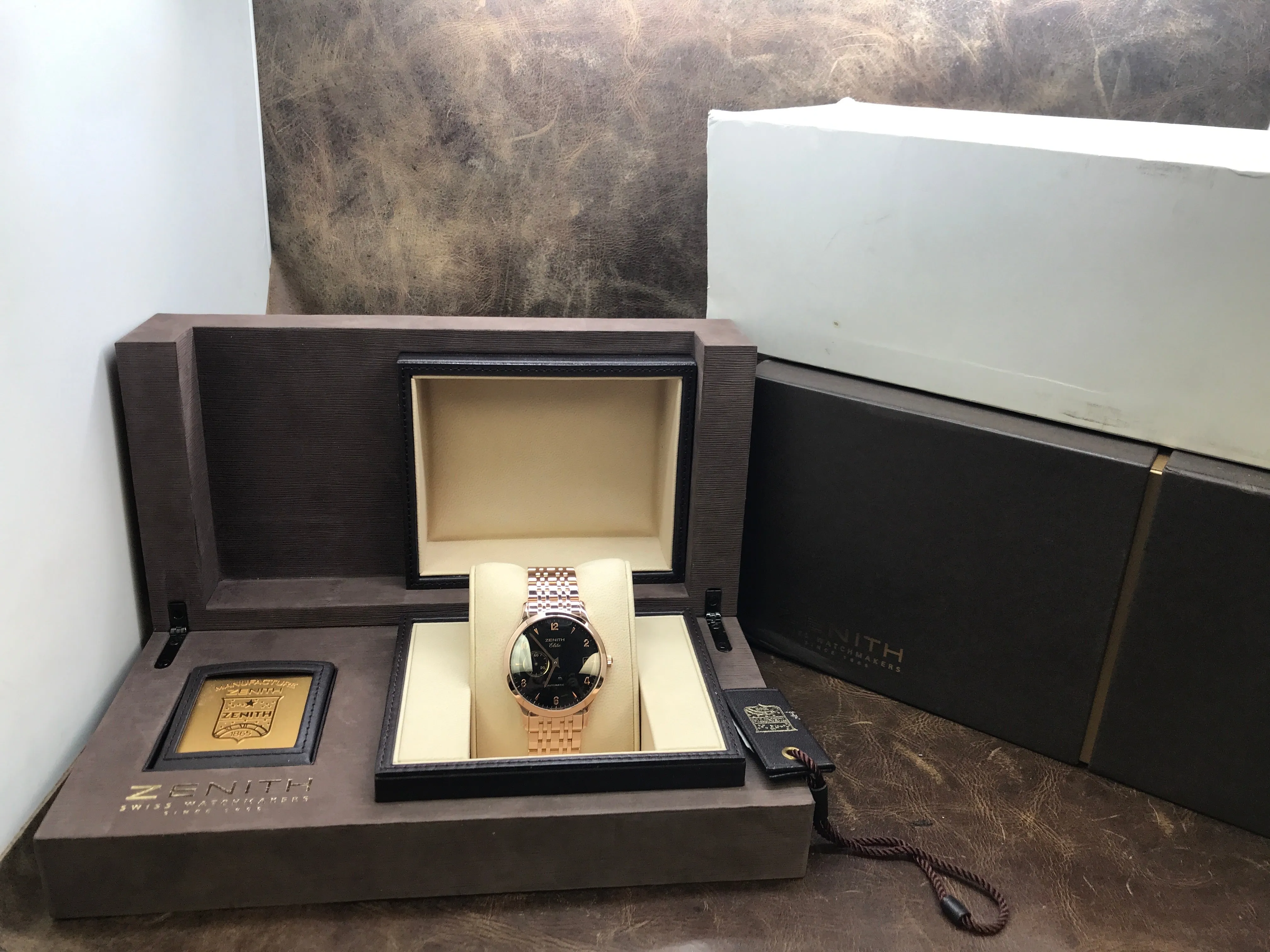 Zenith Elite Classic 62.1125.680/21.M1125 Black Dial Automatic Men's Watch
